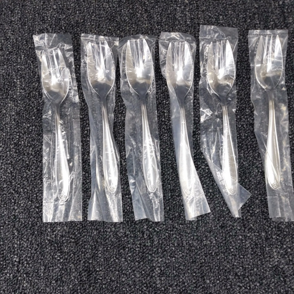 Lenox Covington 18/10 Stainless Steel Flatware Sporks Spork Set of 6 NEW
